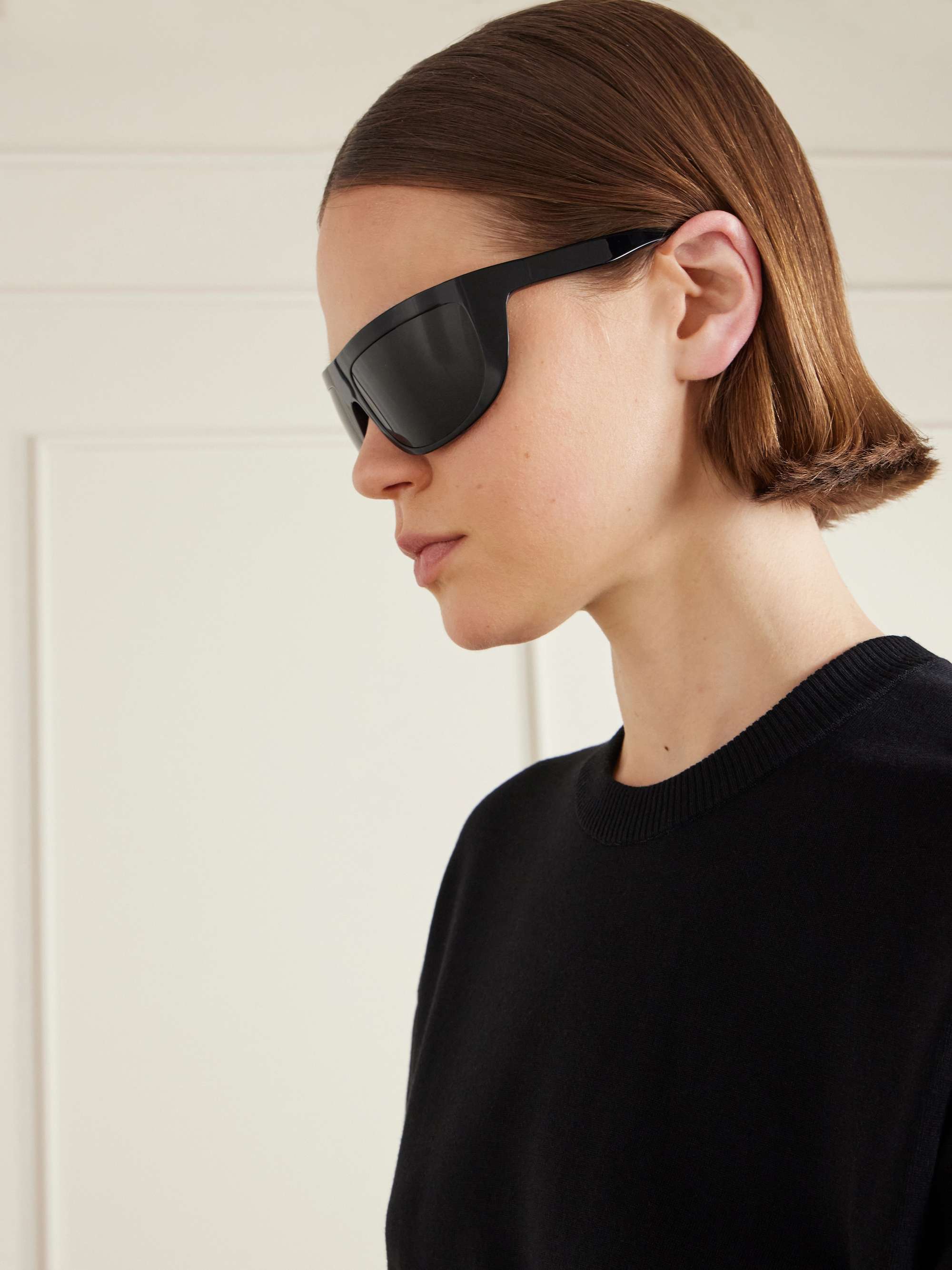 OLIVER PEOPLES + Khaite 1974C D-frame acetate sunglasses | NET-A