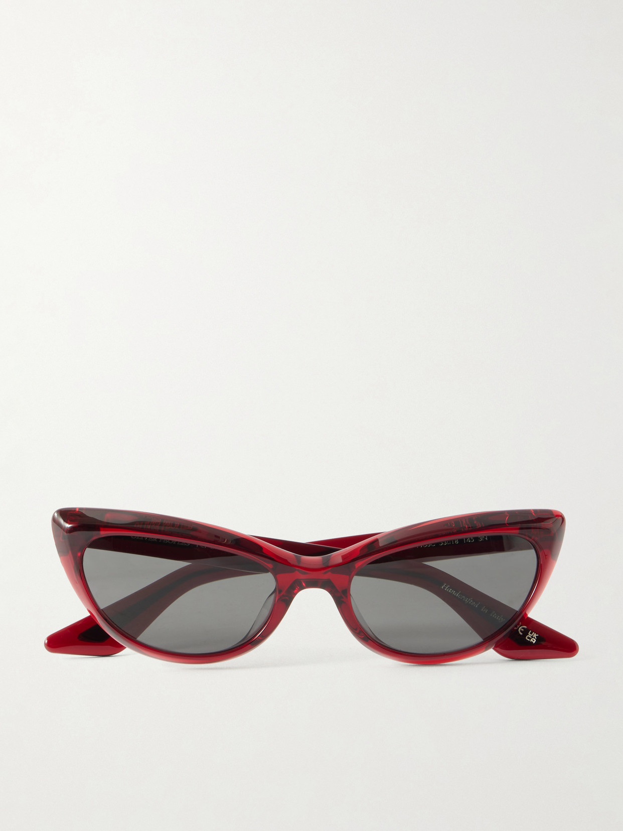 Oliver Peoples 1963c Cat-eye Acetate Sunglasses In Red