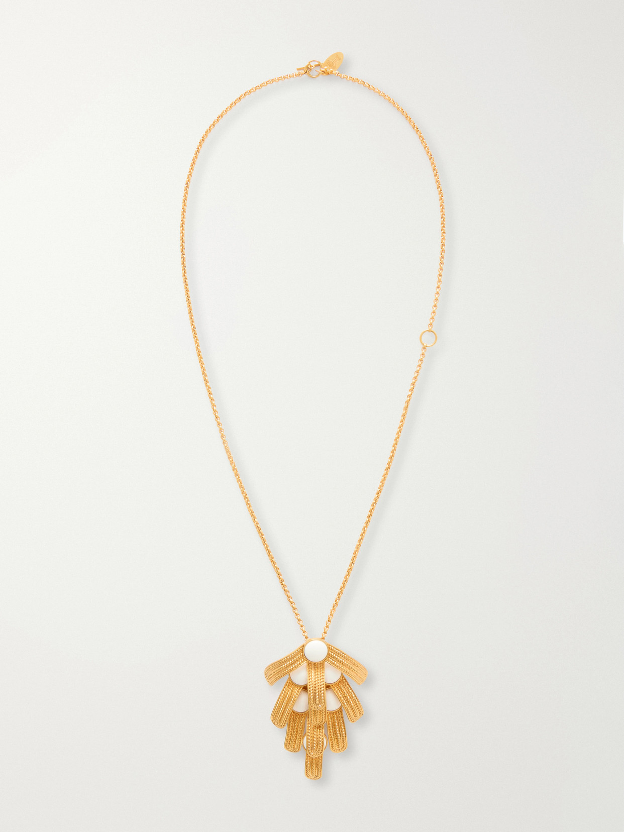 Sonia Petroff Orofina Gold-plated And Resin Necklace