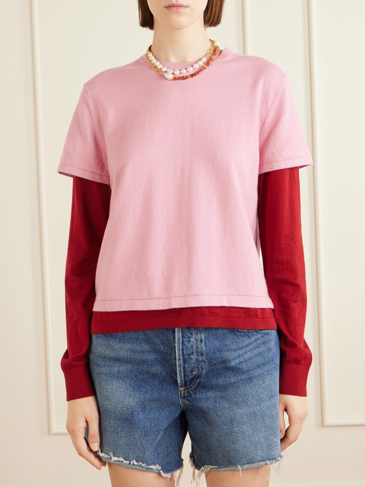 Layer Cotton, Cashmere And Silk-Blend Shirt