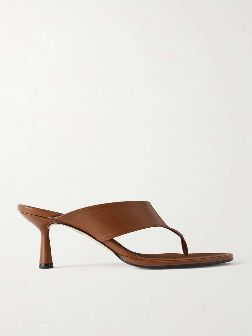 aeyde Olenna 65 Leather Thong Sandals