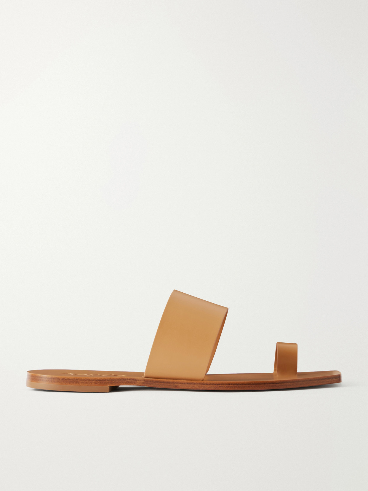 Aeyde Sibel Leather Flat Sandals In Multi