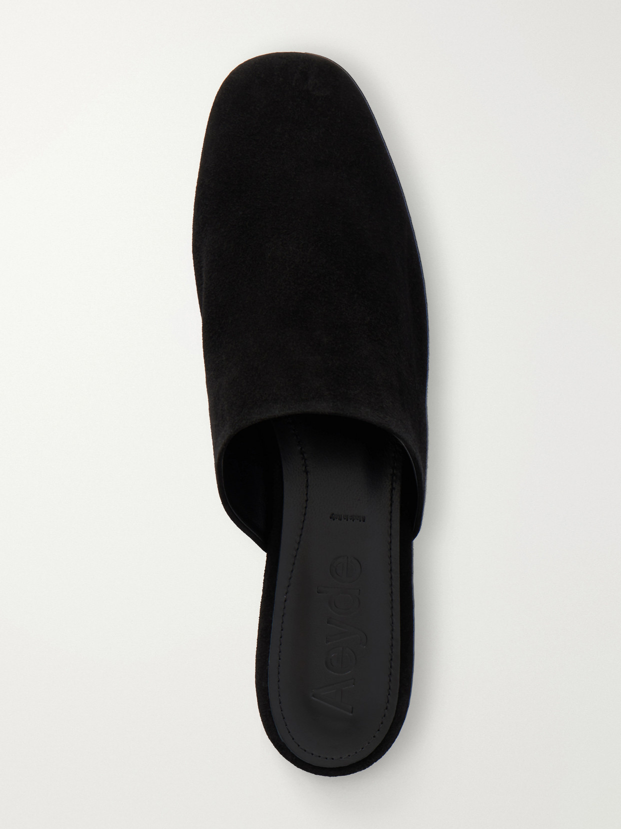 Aeyde Rega Suede Slides In Multi