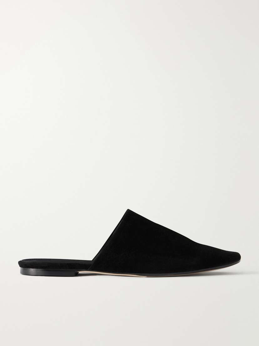 aeyde Rega Suede Slides | Thumbnail 7 aeyde Rega Suede Slides | Thumbnail 7