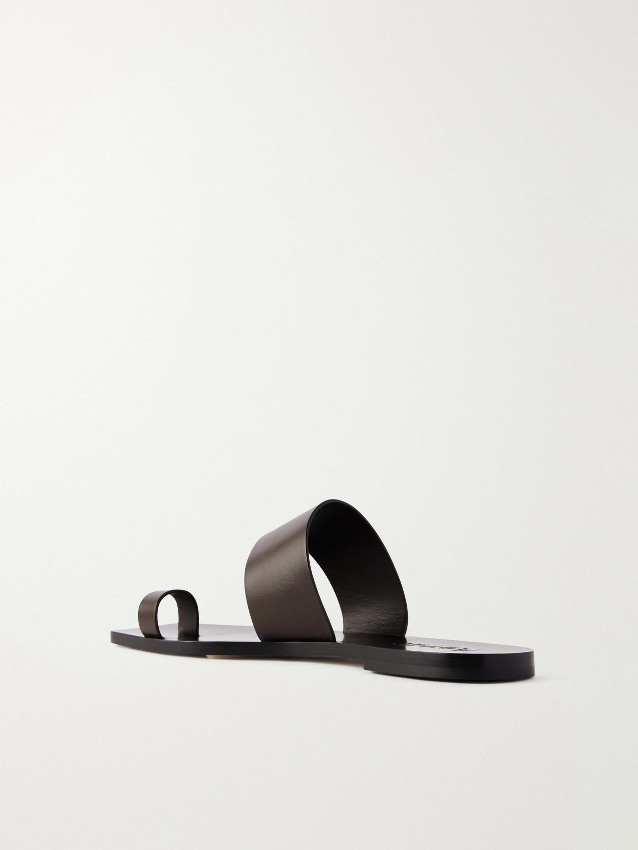 Aeyde Sibel Leather Flat Sandals In Multi
