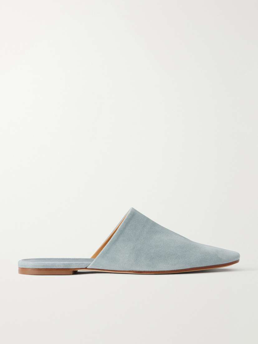 aeyde Rega Suede Slides | Thumbnail 7 aeyde Rega Suede Slides | Thumbnail 7