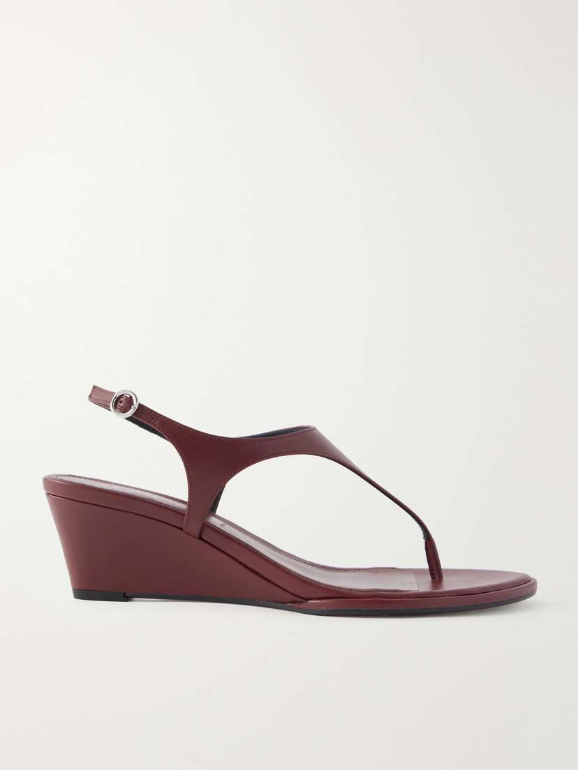 aeyde Roose Leather Thong Sandals