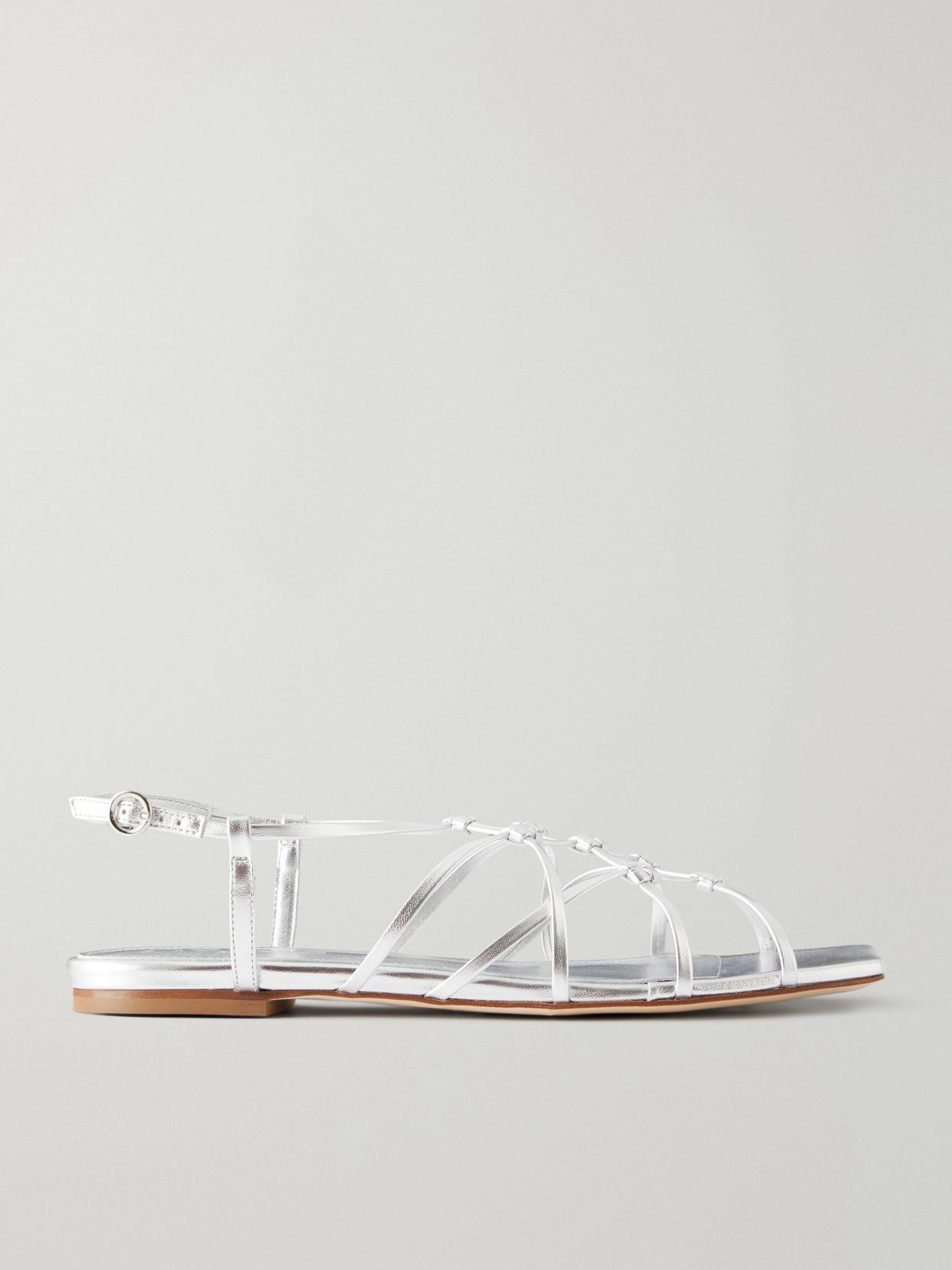 Anisa leather flat sandals