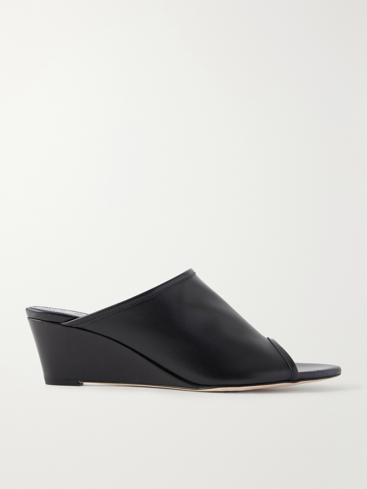 Aeyde Suzanne Leather Sandals In Black