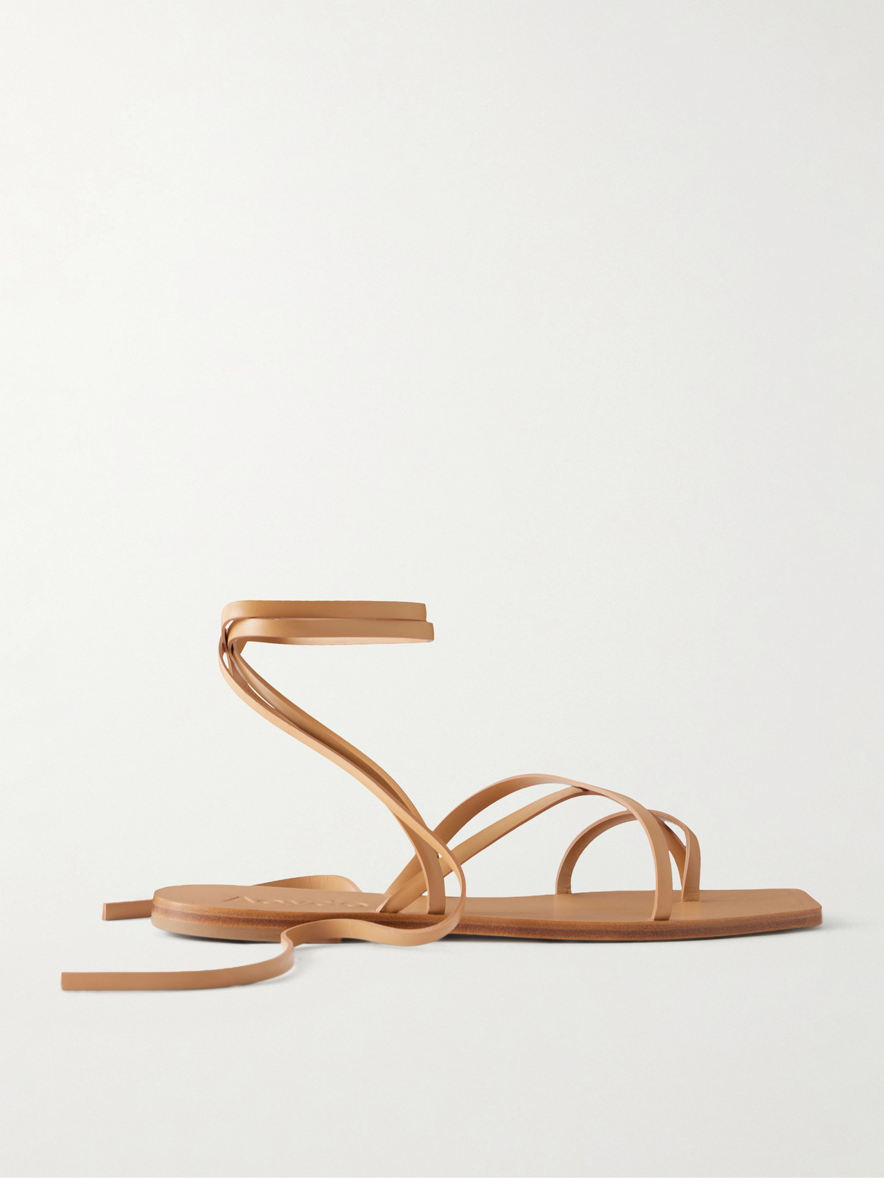 Aeyde Norah Leather Sandals In Multi