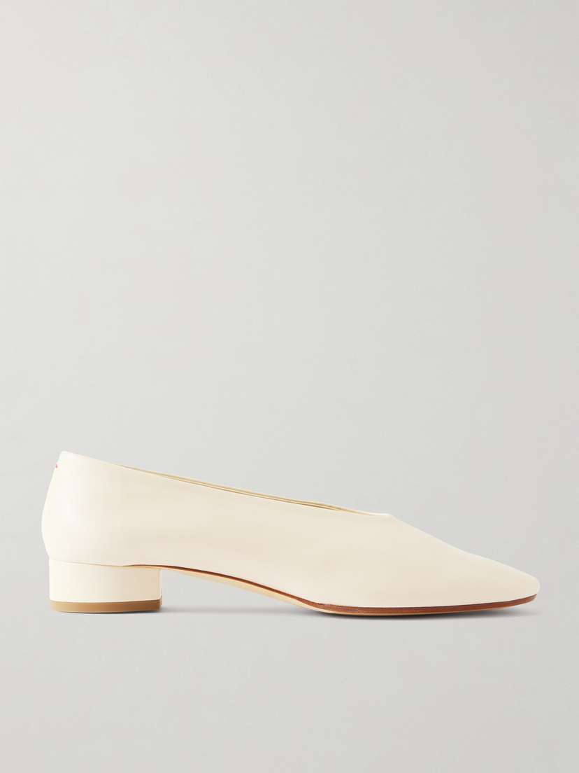 aeyde Delia Leather Pumps