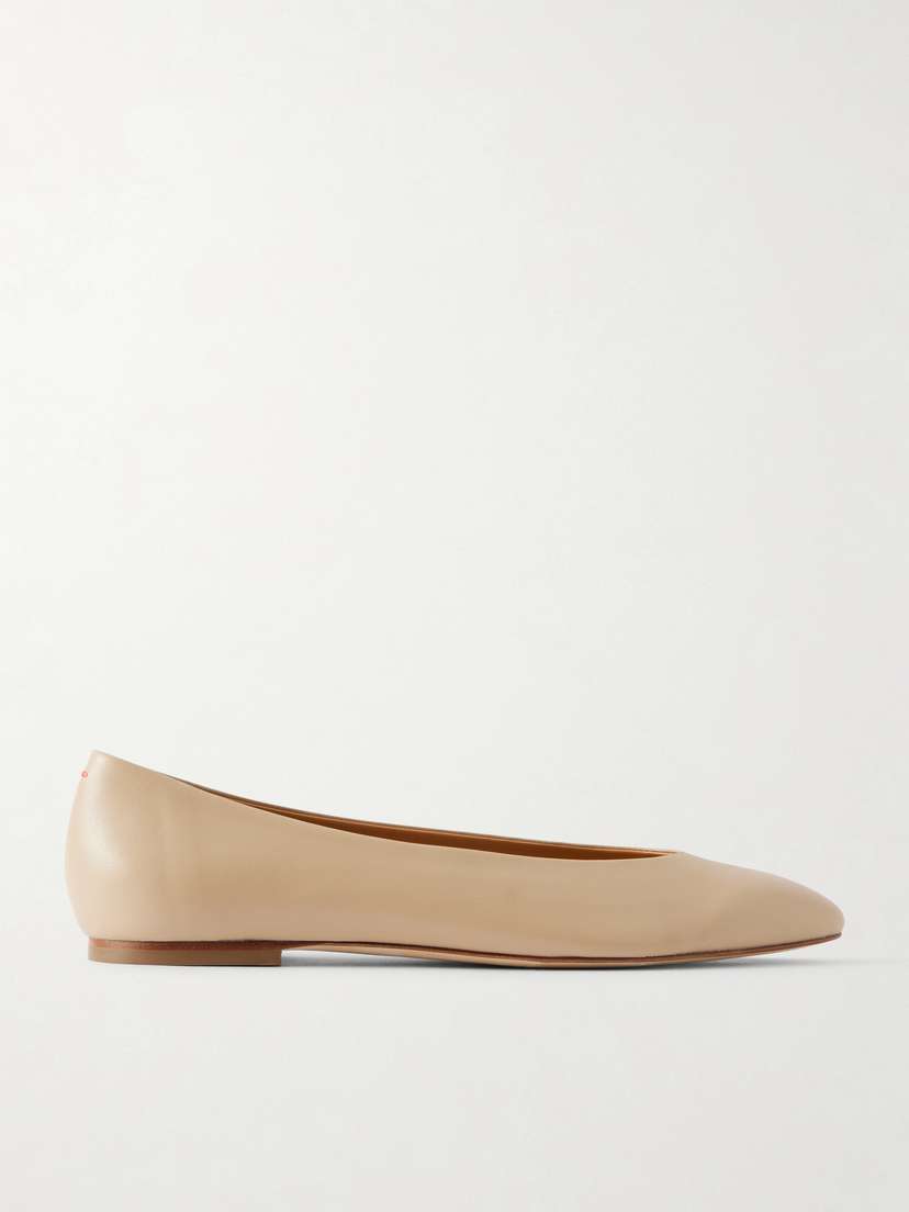 aeyde Ellie Leather Ballet Flats
