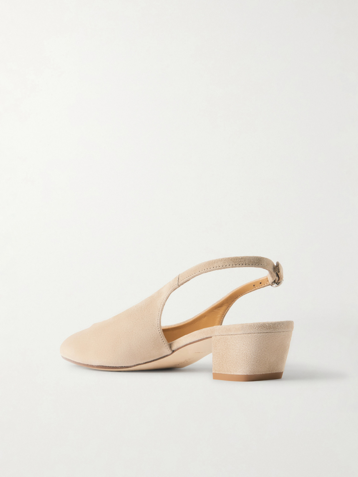 Aeyde Celeste Slingback Leather Pumps In Neutral