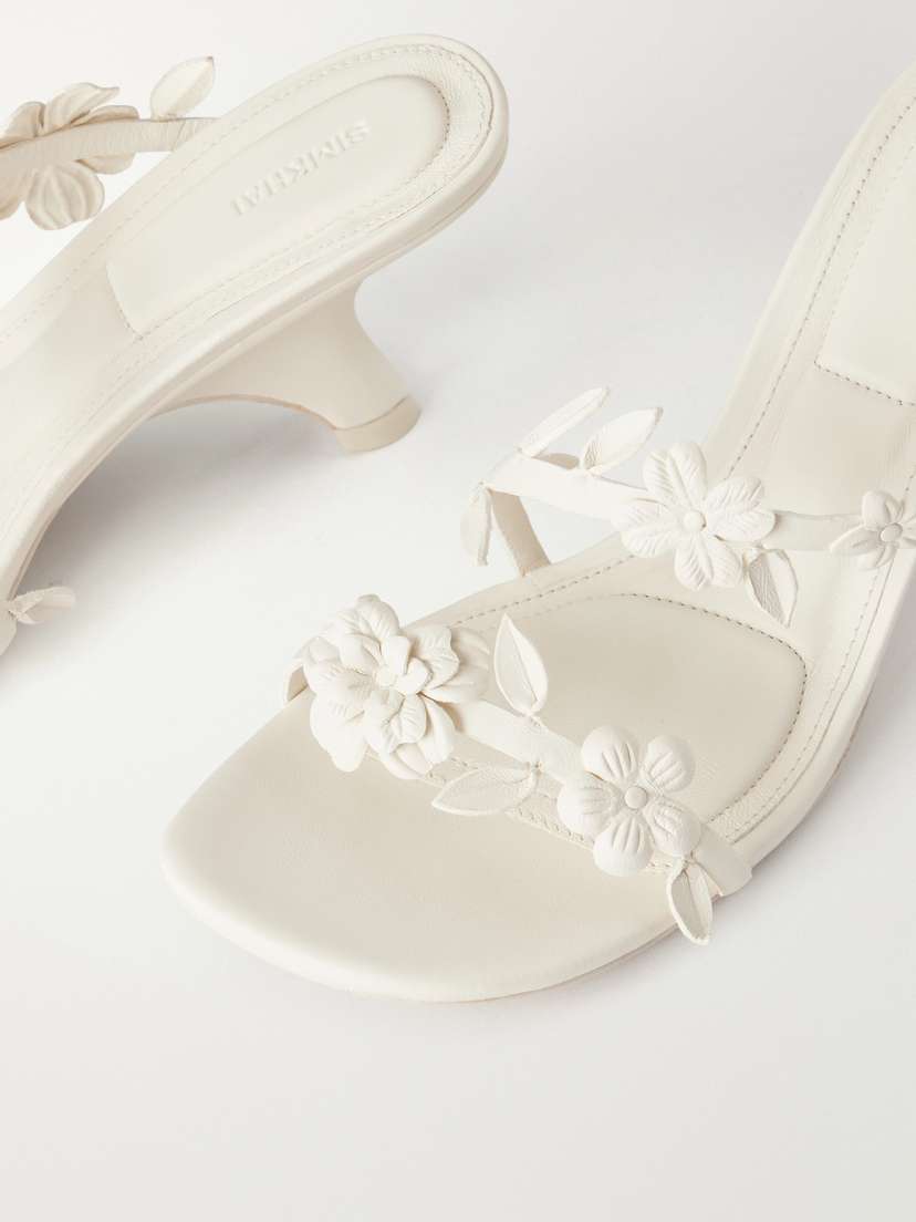 Simkhai Willow Floral-appliquéd Leather Sandals | Thumbnail 5 Simkhai Willow Floral-appliquéd Leather Sandals | Thumbnail 5