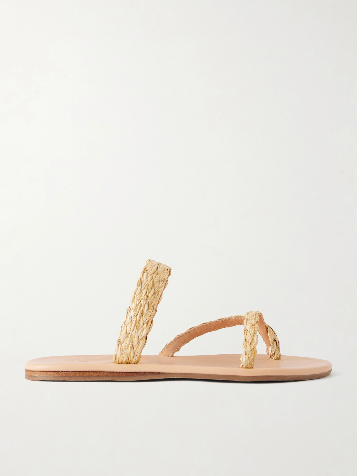 Ancient Greek Sandals - Daphnae Raffia Sandals - Neutrals