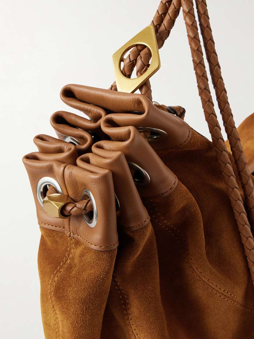 Isabel Marant Maia Large Braided Suede Shoulder Bag | Thumbnail 5
