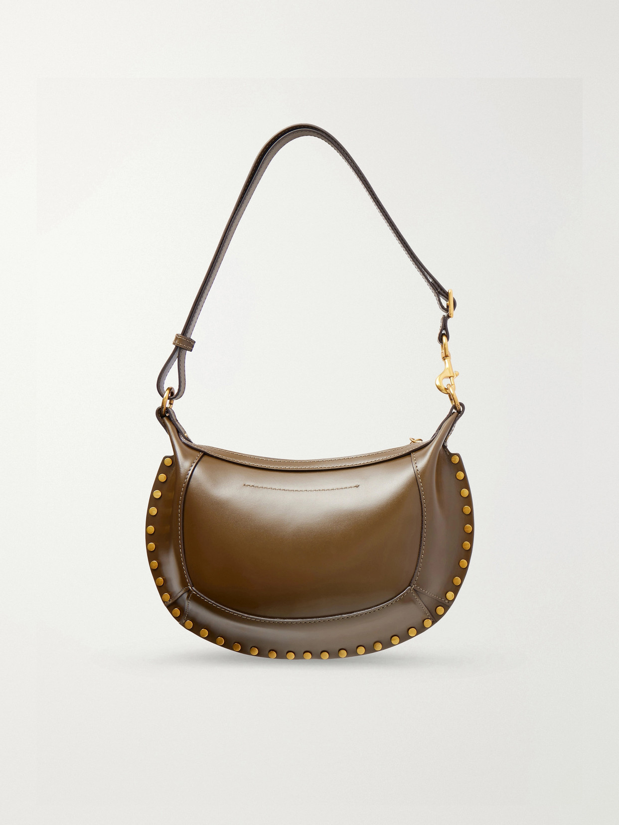 Oskan Moon Studded Shoulder Bag