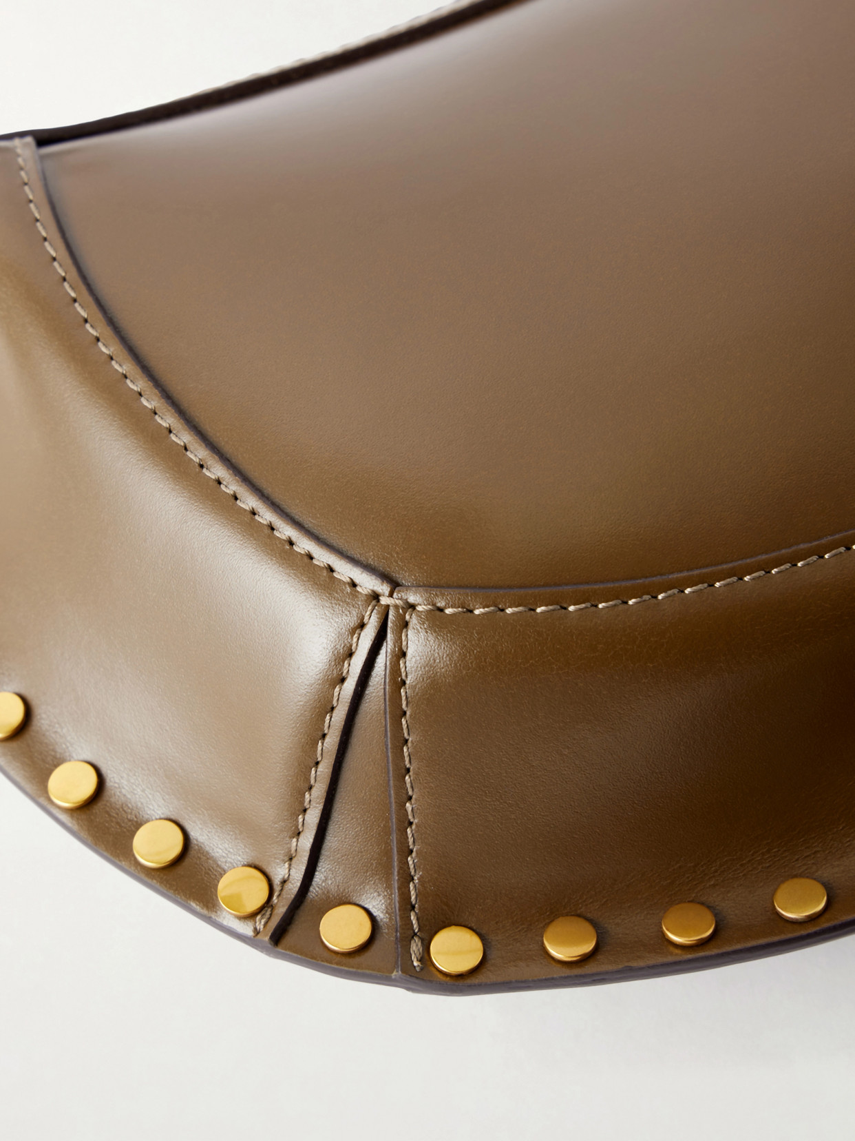 Oskan Moon Studded Shoulder Bag