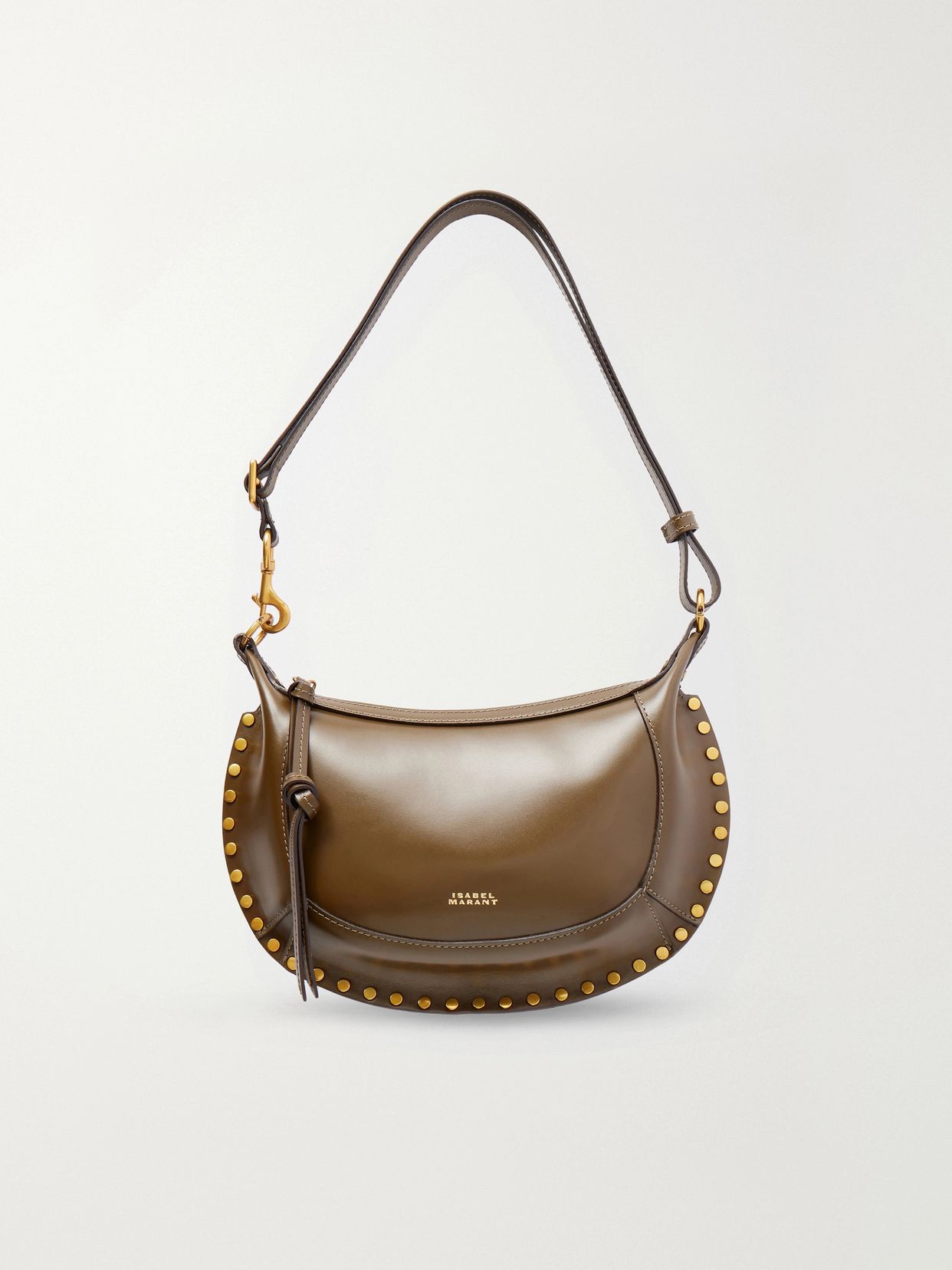 Oskan Moon studded leather shoulder bag