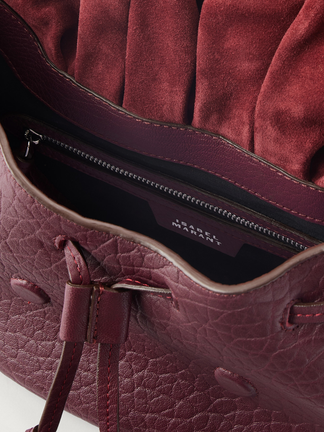 Bolton Embellished Tasseled Textured-Leather Shoulder Bag