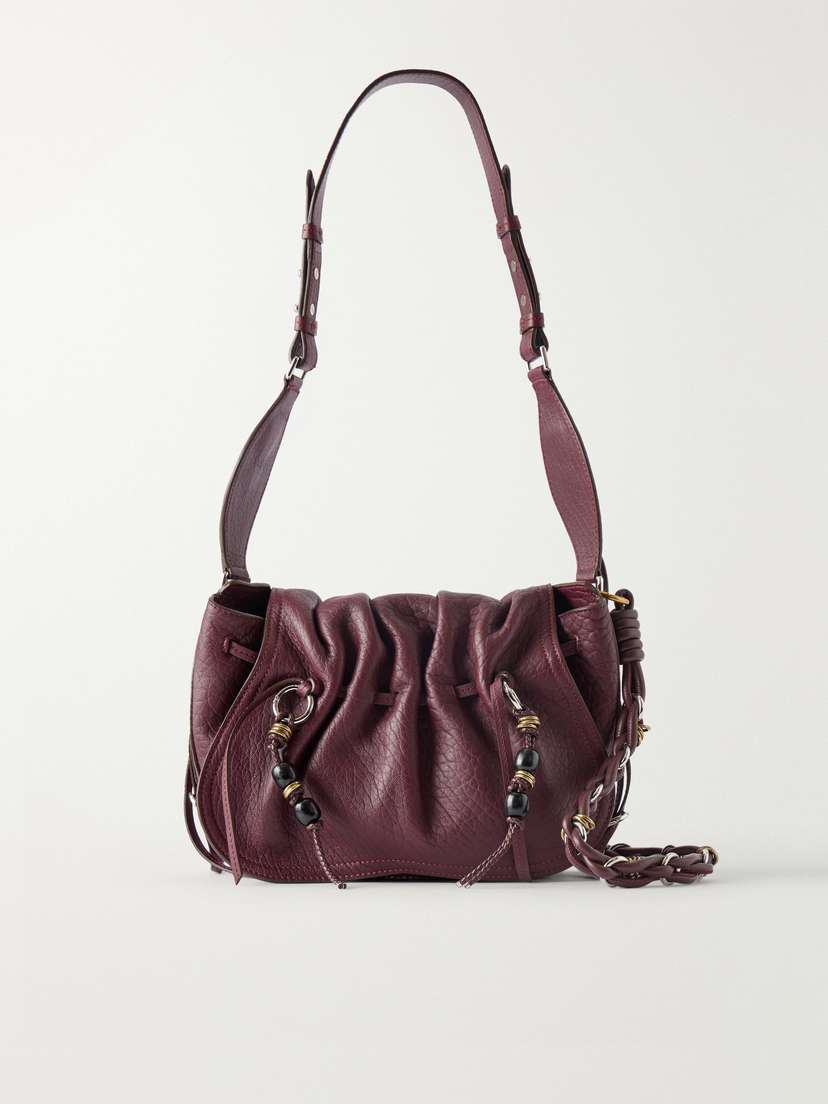 Isabel Marant Bolton Embellished Tasseled Textured-leather Shoulder Bag | Thumbnail 7 Isabel Marant Bolton Embellished Tasseled Textured-leather Shoulder Bag | Thumbnail 7