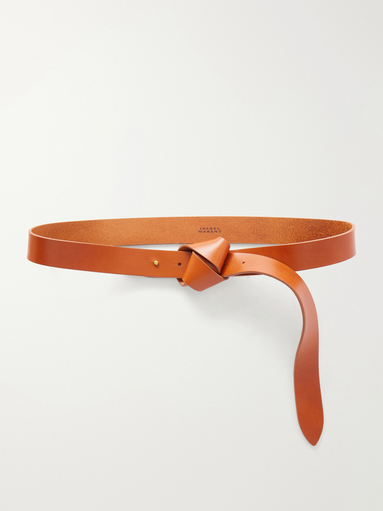 Isabel Marant Lassio Leather Belt In Brown
