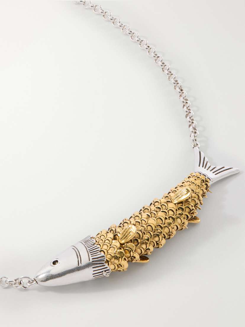 Isabel Marant River Silver And Gold-tone Necklace | Thumbnail 4 Isabel Marant River Silver And Gold-tone Necklace | Thumbnail 4