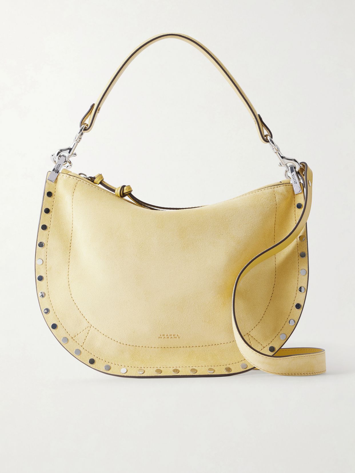 Oskan Studded Suede Shoulder Bag