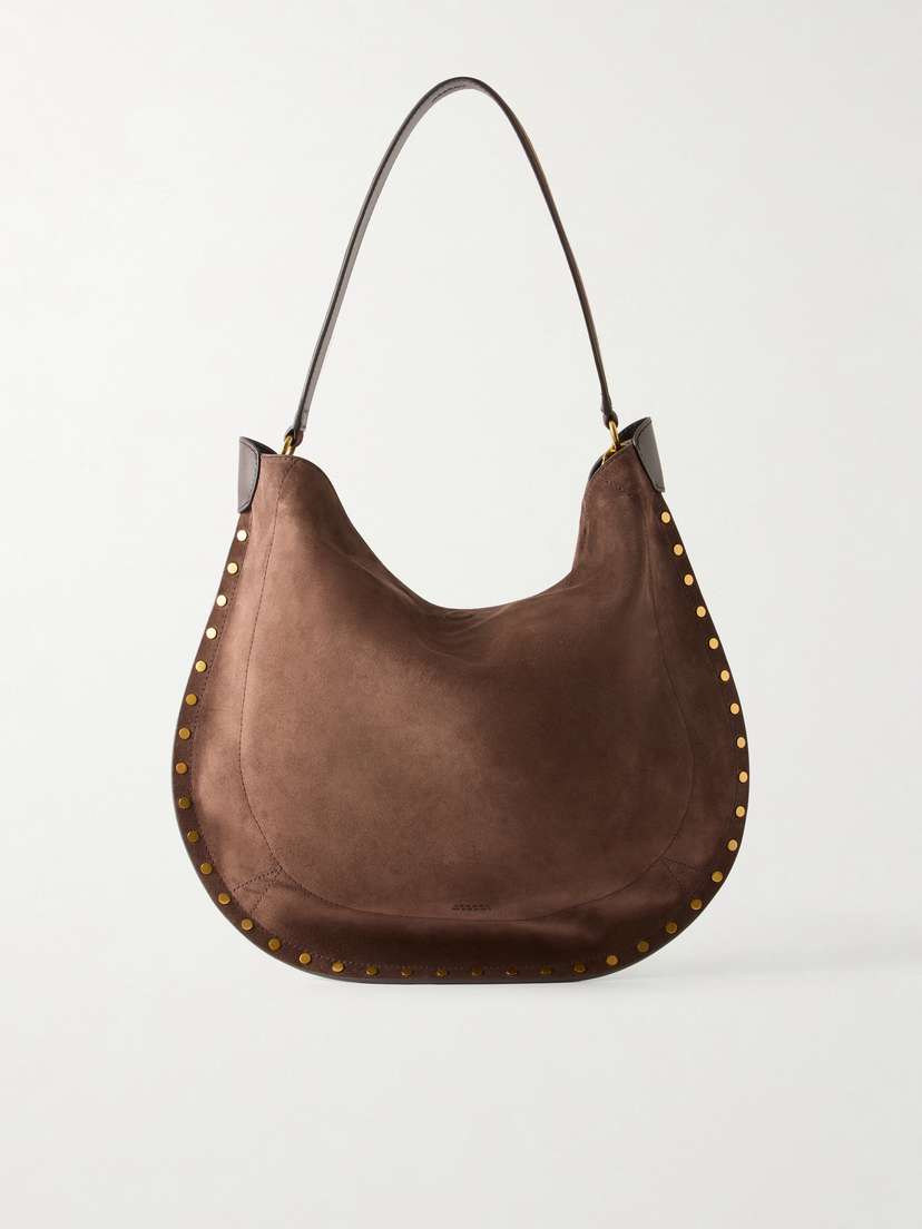 Isabel Marant Oskan Studded Suede Tote