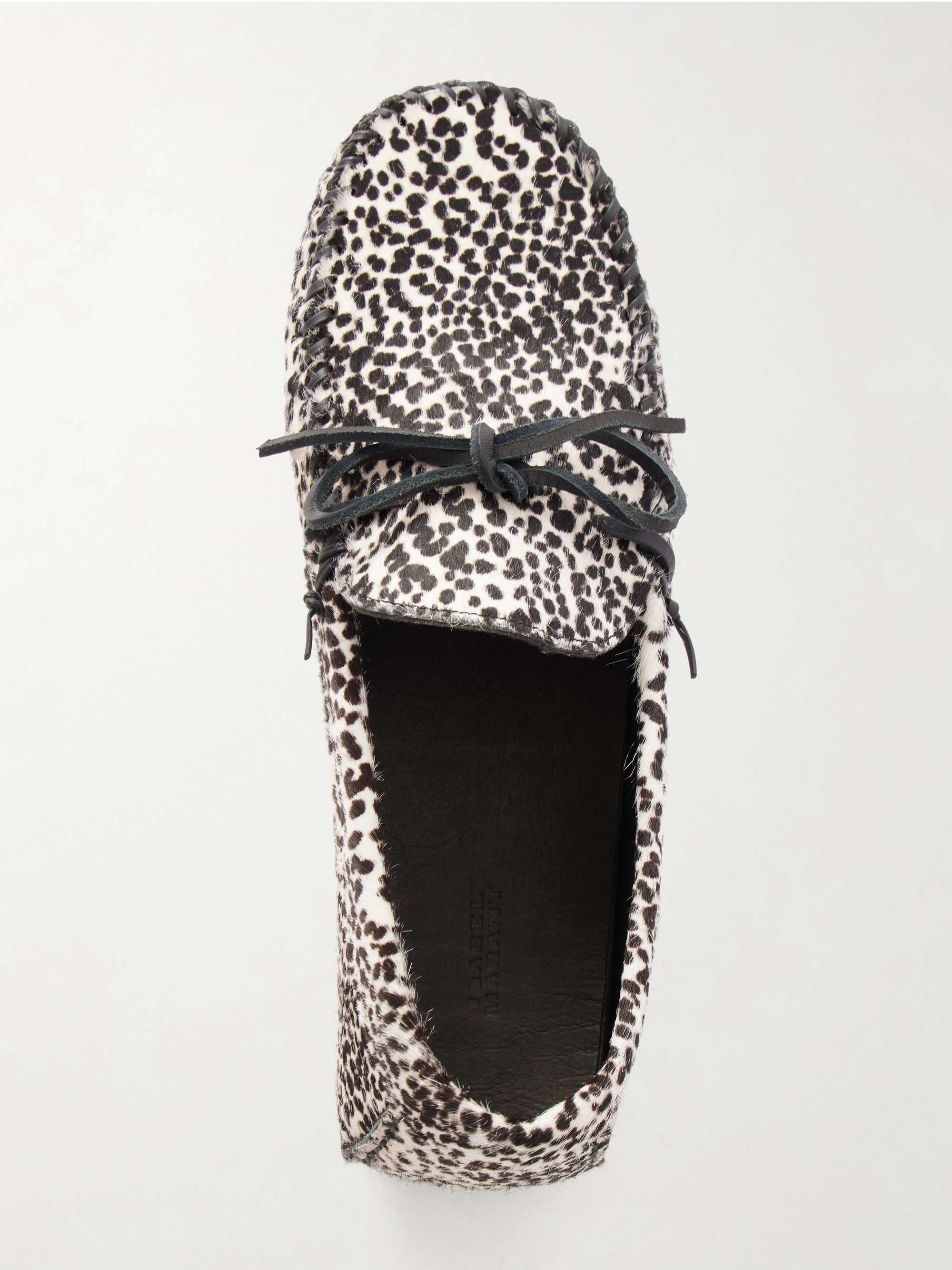 ISABEL MARANT Fitza leopard-print calf hair loafers | NET-A-PORTER