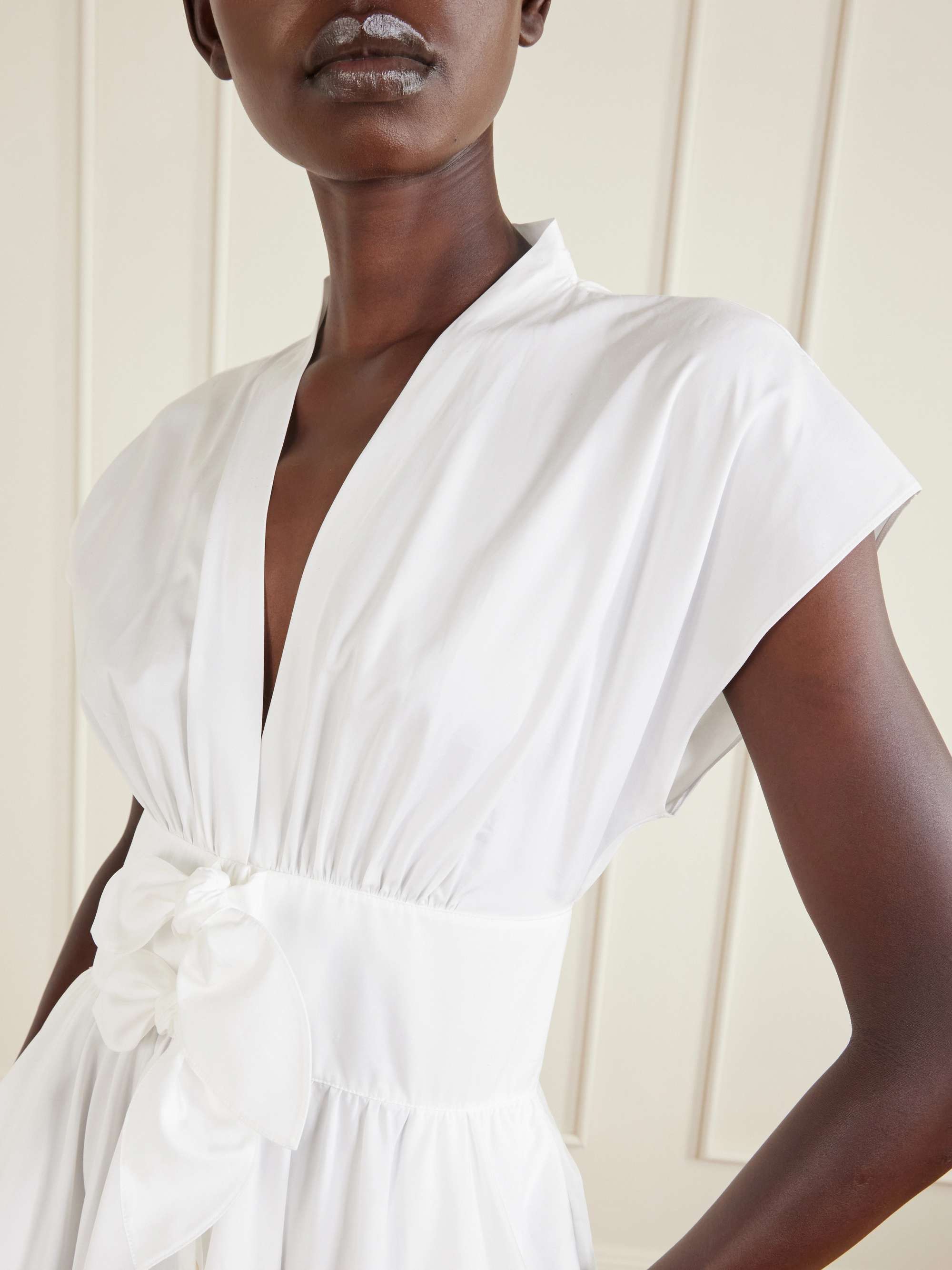 alaia cotton poplin midi dress Alaa, Cotton poplin midi dress, Women, White, S, Dresses
