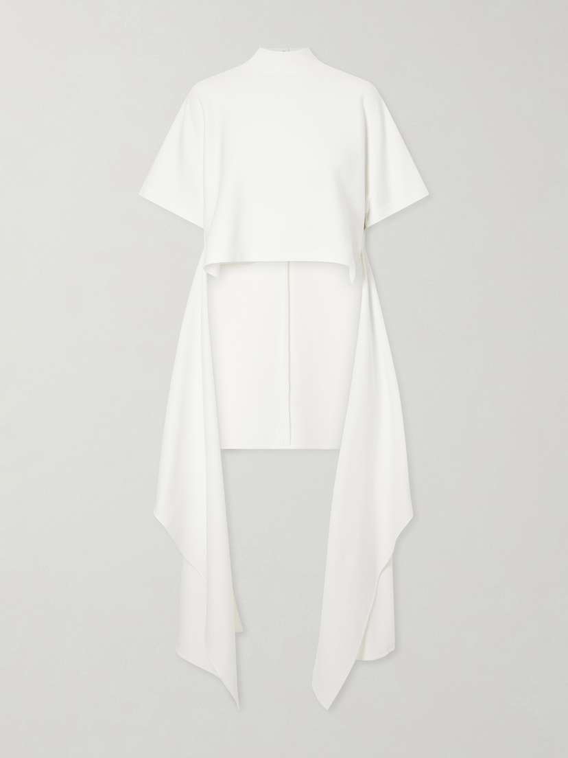 Alaïa Asymmetric Cotton-blend Jersey T-shirt | Thumbnail 6