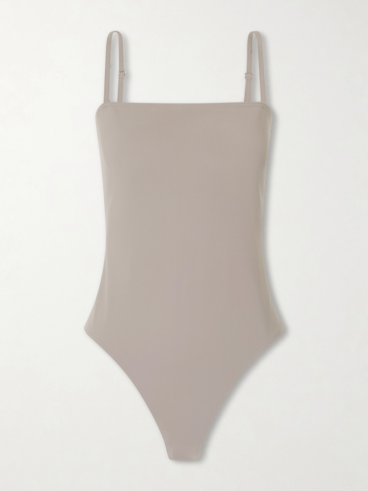 Alaïa Stretch-jersey Swimsuit In Brown
