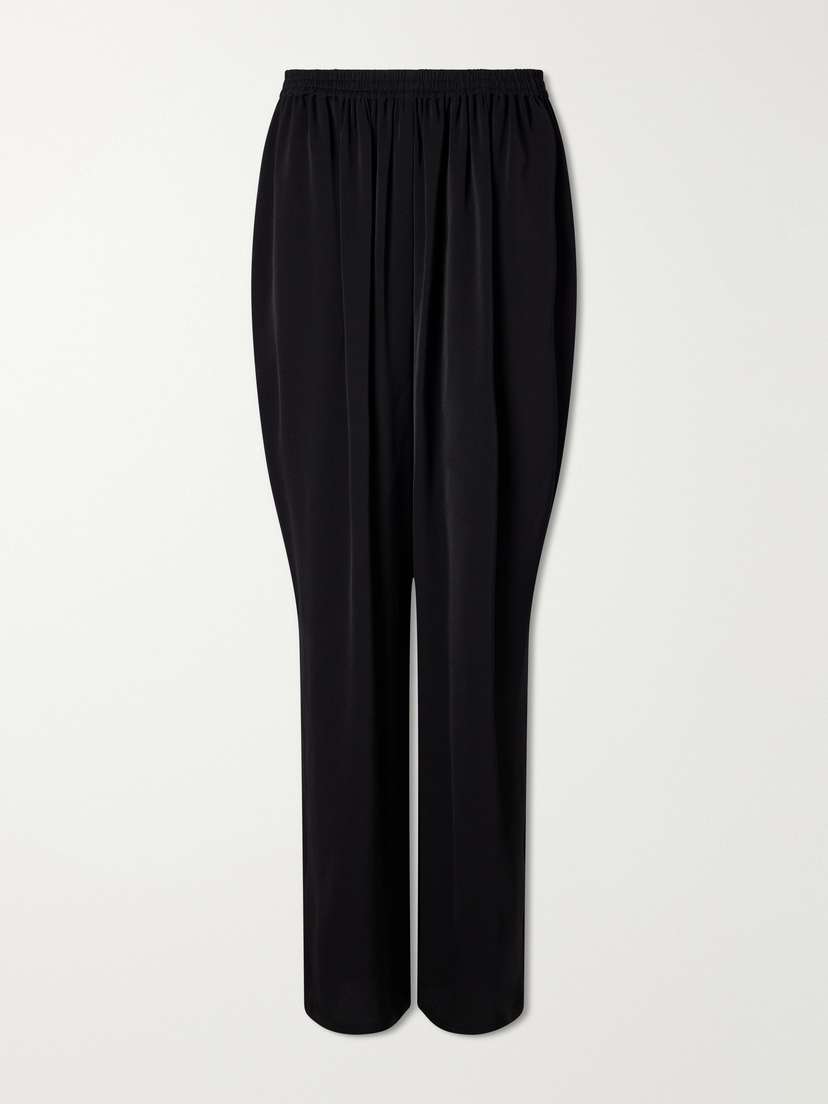 Alaïa Striped Cady Straight-leg Pants