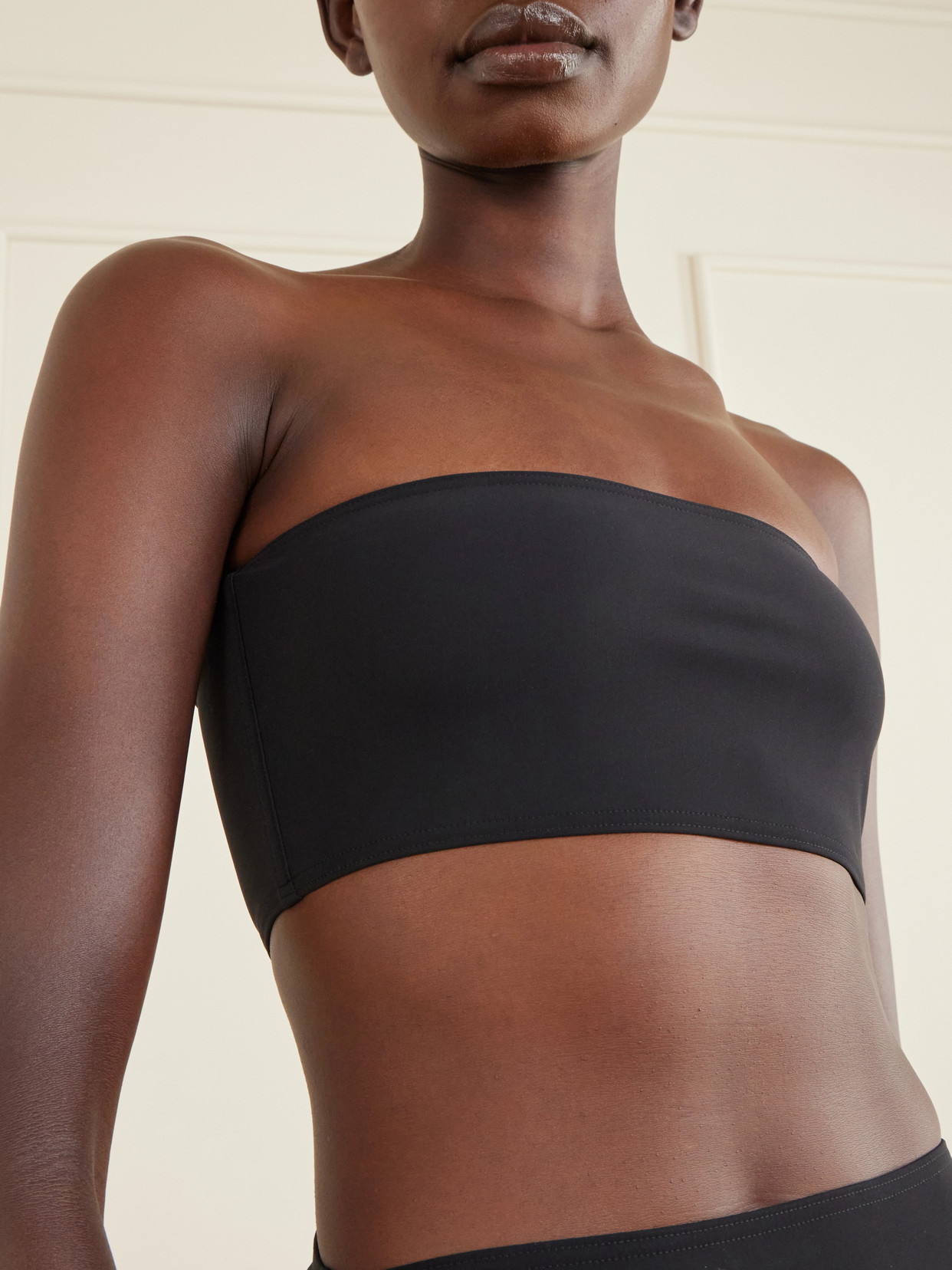 Alaïa Stretch-jersey Bikini In Black