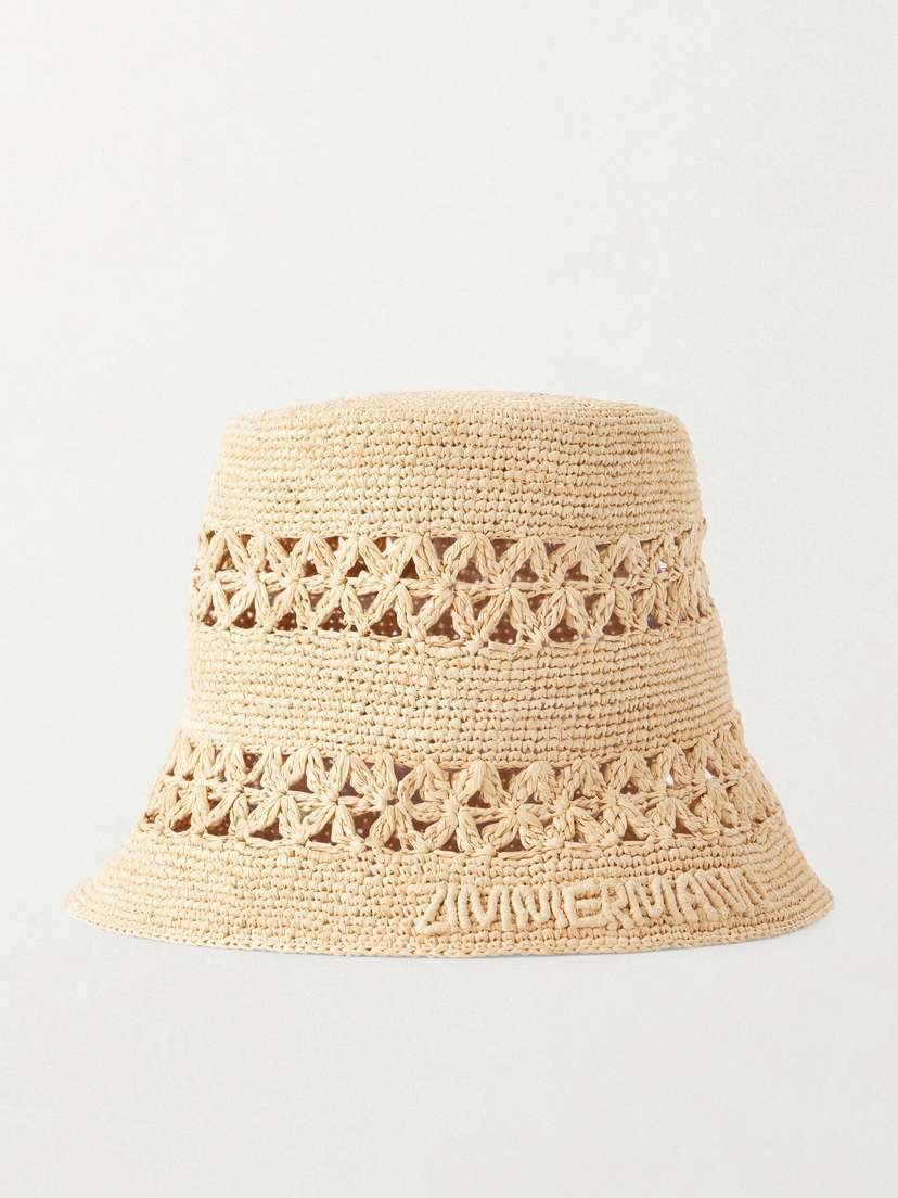 Zimmermann Raffia Bucket Hat