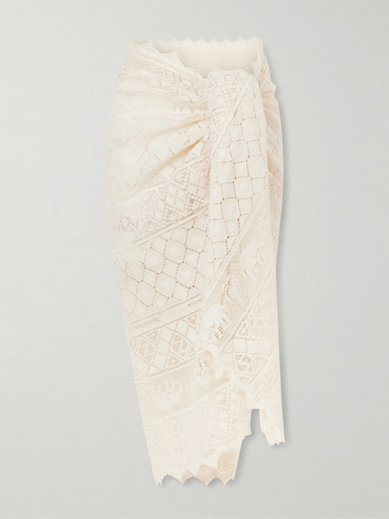 crocheted cotton pareo