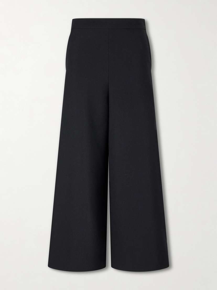 Chloé Wide-leg Wool Crepe Pants | Thumbnail 6 Chloé Wide-leg Wool Crepe Pants | Thumbnail 6