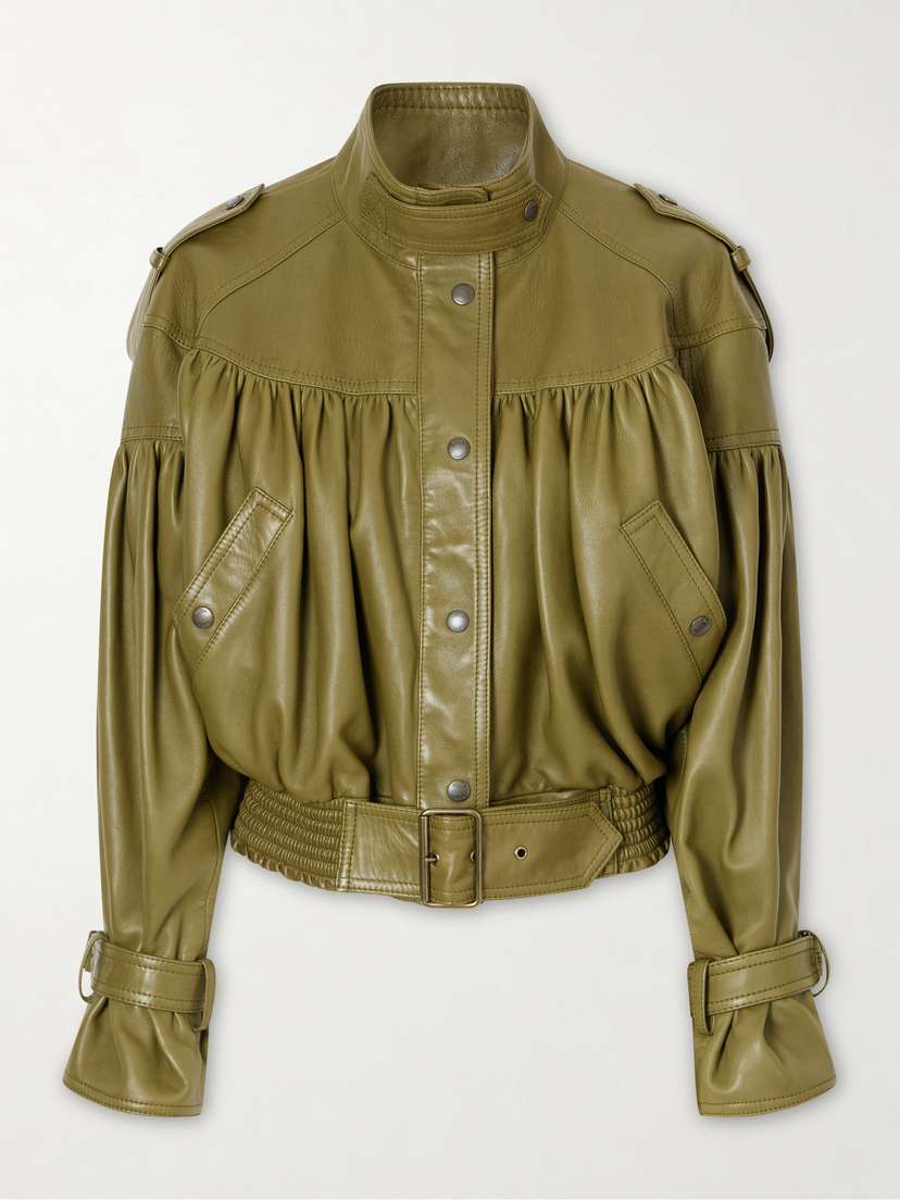 Chloé Leather Bomber Jacket | Thumbnail 6 Chloé Leather Bomber Jacket | Thumbnail 6