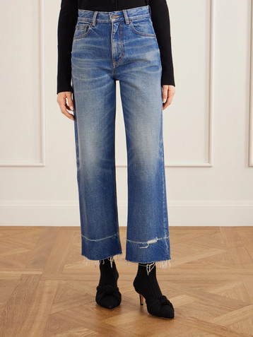 Chloé High-rise wide-leg jeans