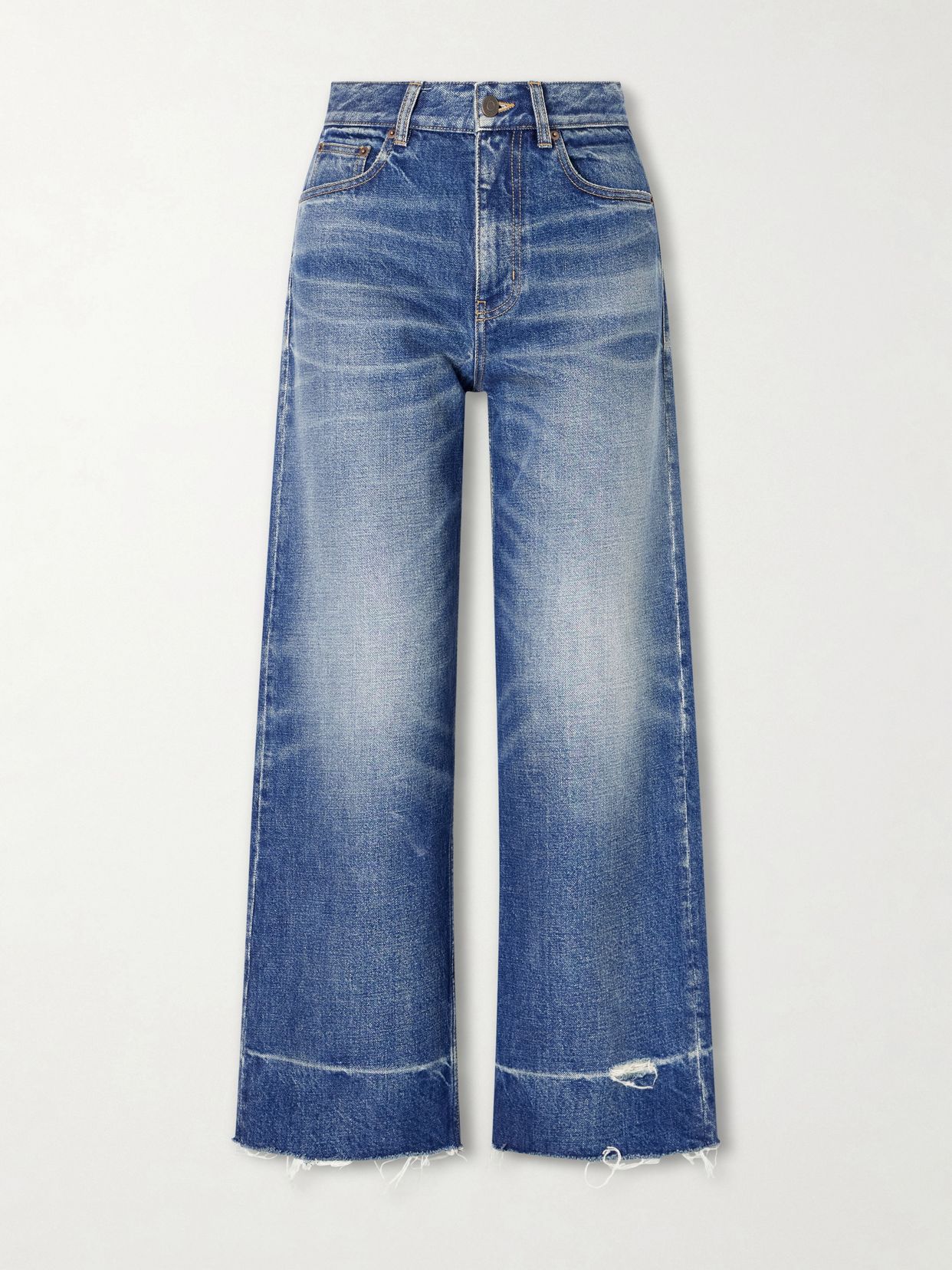 High-rise wide-leg jeans