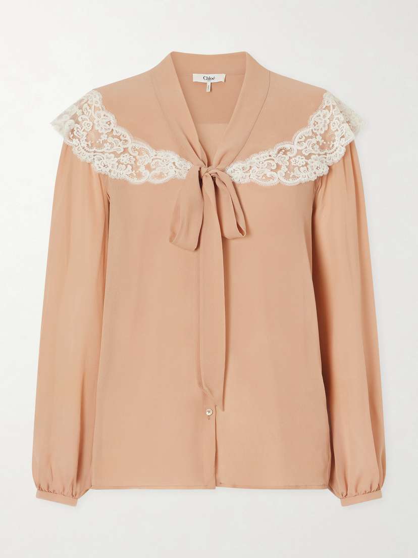 Chloé Georgette Silk Blouse