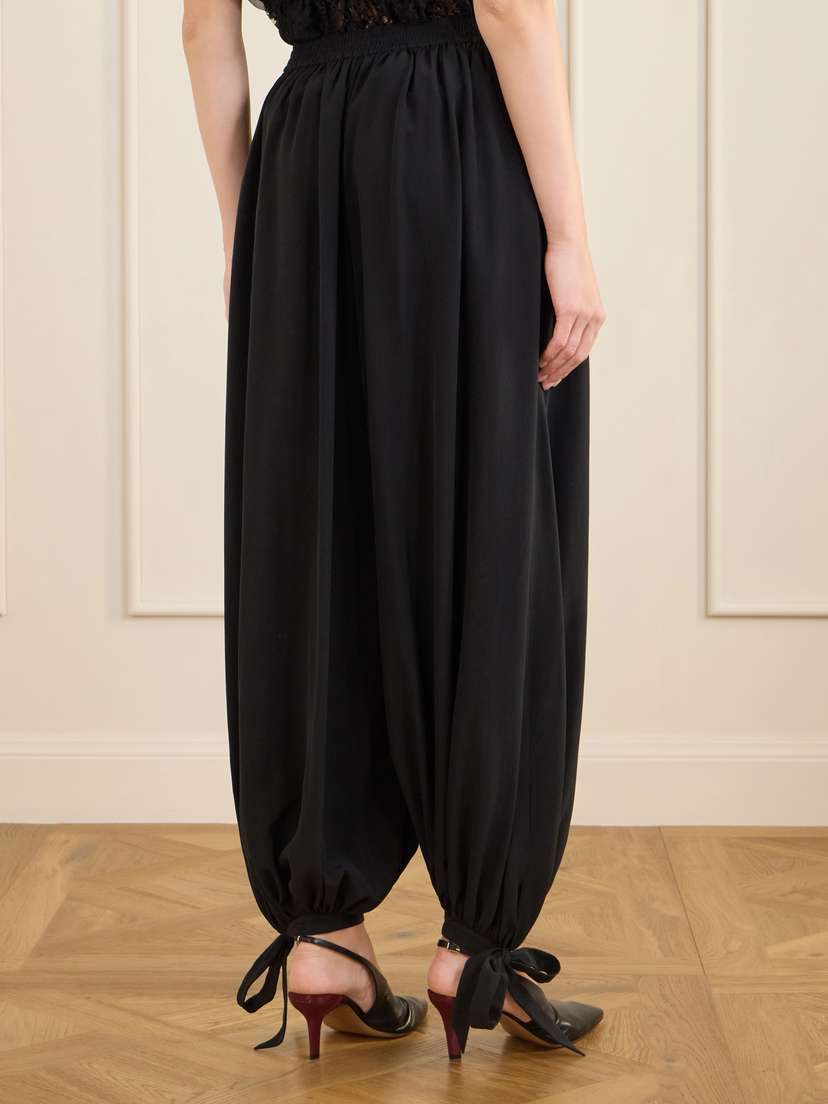 Chloé Silk Crepe De Chine Balloon Pants | Thumbnail 4 Chloé Silk Crepe De Chine Balloon Pants | Thumbnail 4