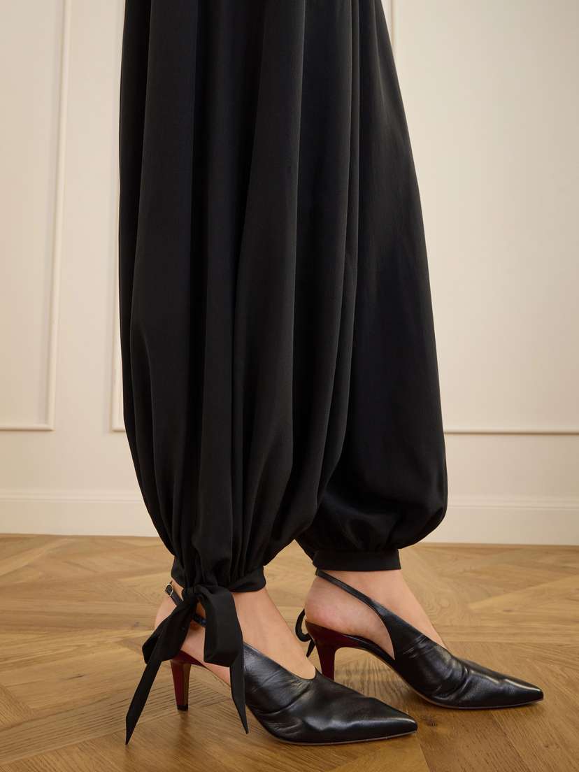 Chloé Silk Crepe De Chine Balloon Pants | Thumbnail 5 Chloé Silk Crepe De Chine Balloon Pants | Thumbnail 5