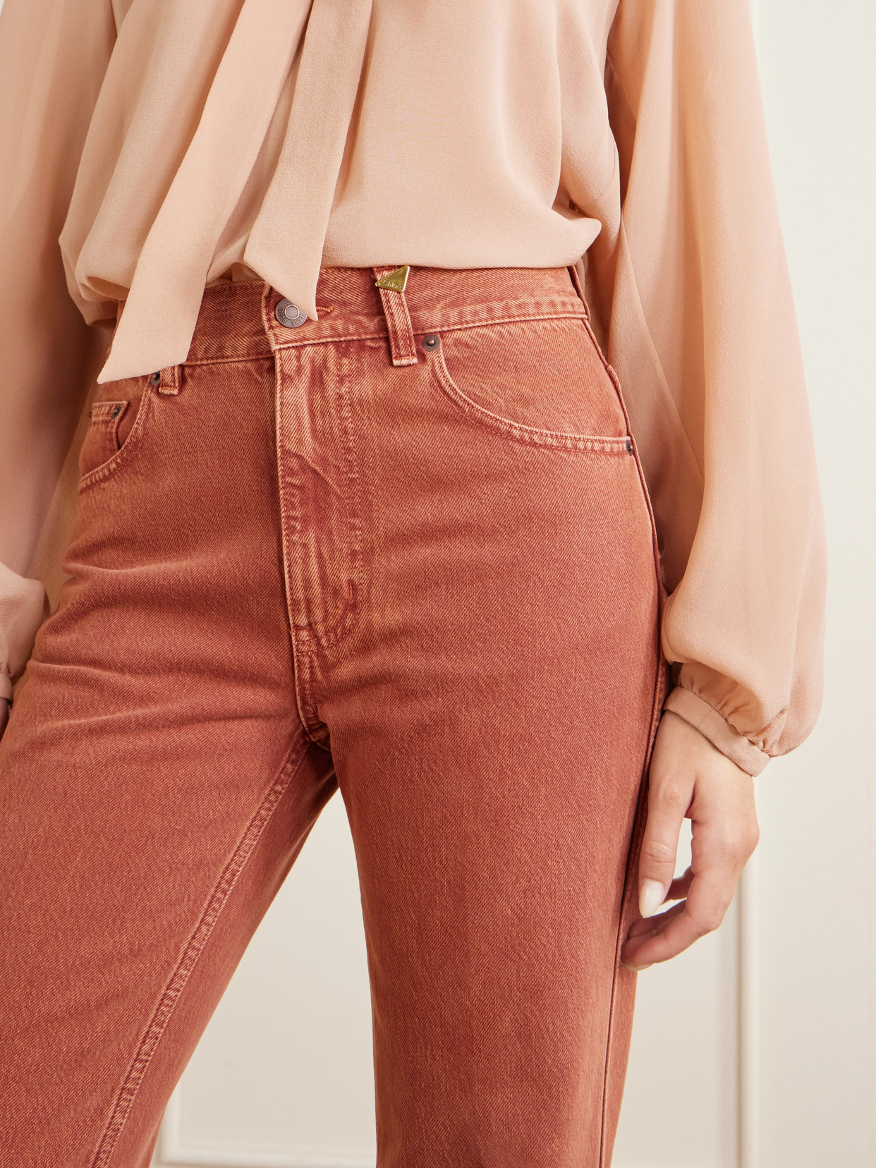 Chloé - High-Rise Straight-Leg Jeans