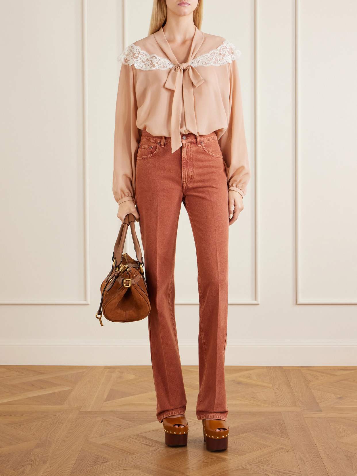 Chloé - High-Rise Straight-Leg Jeans