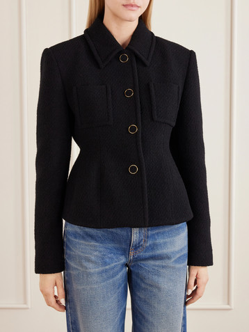Chloé Wool-blend bouclé jacket