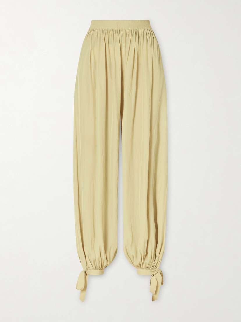 Chloé Satin Tapered Pants | Thumbnail 6 Chloé Satin Tapered Pants | Thumbnail 6