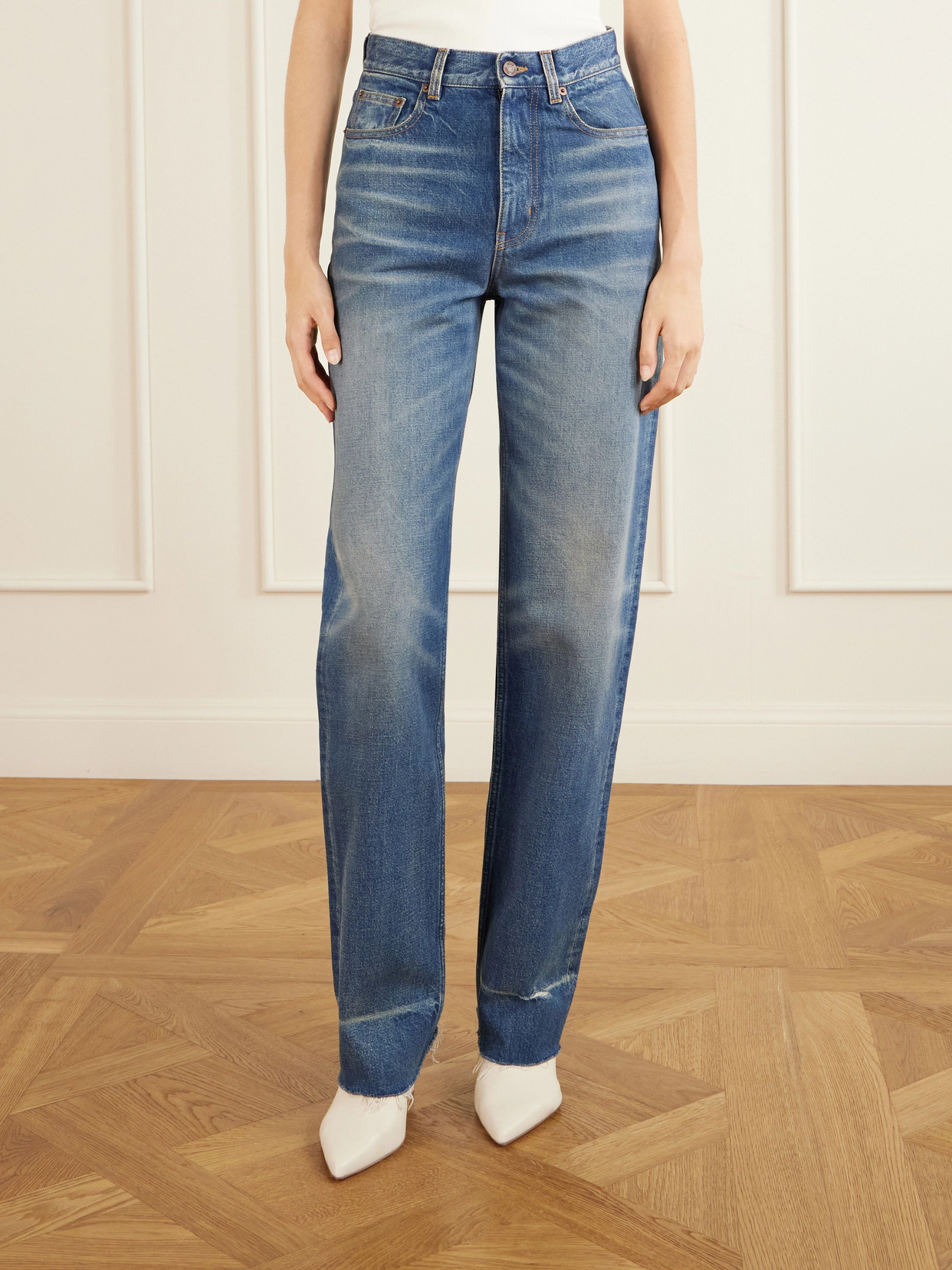 Chloé - High-Rise Straight-Leg Jeans