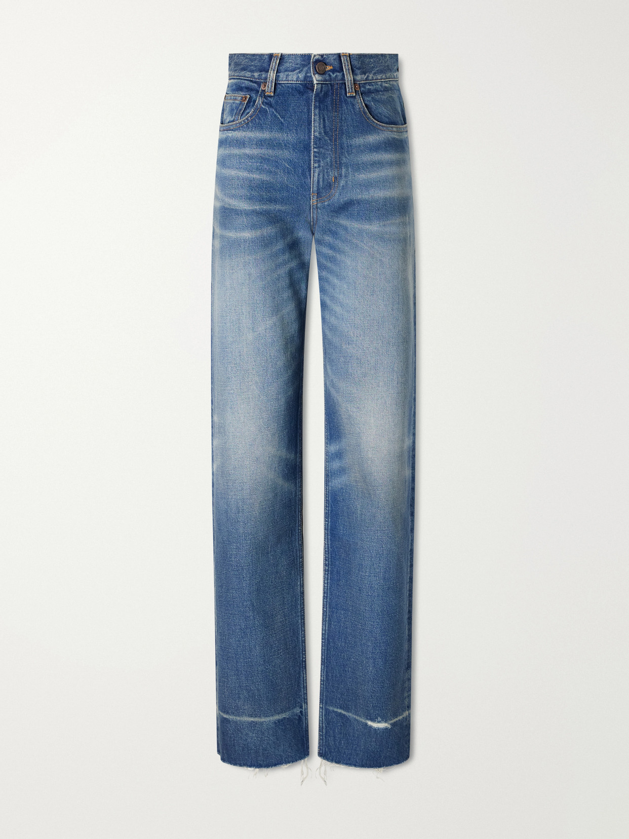 Chloé High-waist Straight-leg Jeans In Blue